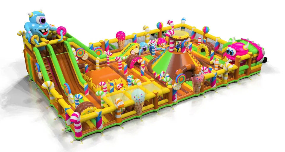 Playground Micro Monsters (full floor) commercial inflatable playground